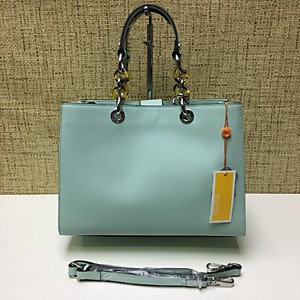 Женская мятная сумка MICHAEL KORS Cynthia из натуральной кожи